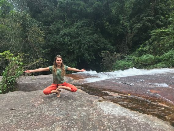 Ubhaya Padangusthasana Advanced Variation