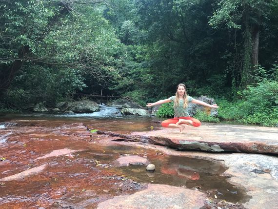 Tip Toe Pose Advanced Variation